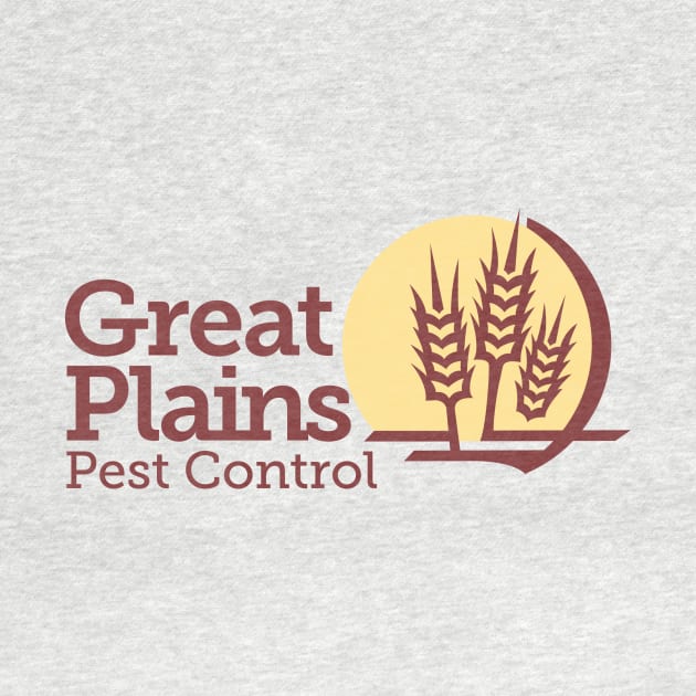 Great Plains - Full Color Logo 1 Sided TShirt by Great Plains Pest Control